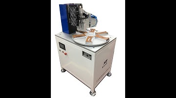 Turntable type KN95 N95 face mask edge ultrasonic welding machine semi automatic mask welder