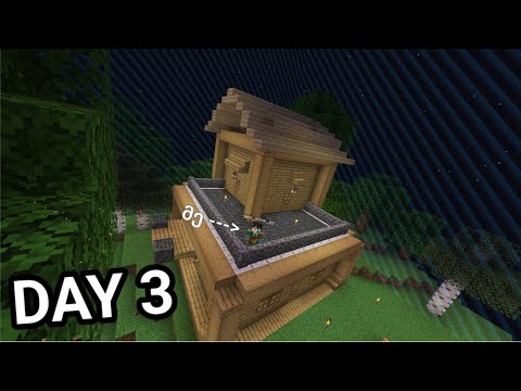 Minecraft, მაგრამ სამყარო ნელნელა დიდდება | Day 3