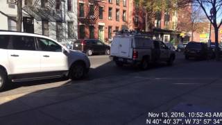 Idling on Classon Ave, Brooklyn