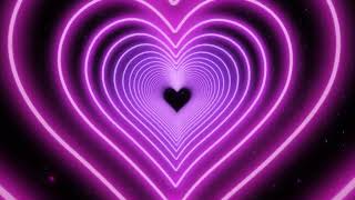 Neon Heart Background 💗 Pink Heart Background 💗 Wallpaper Heart | Heart Tunnel 1 Hours @futazhor