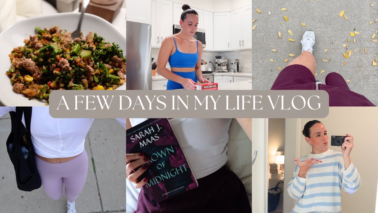 Vlog Full Routine Life VLOG: a few days in my life as a full time content creator 📸🫐🍂 (wfh ...