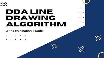 DDA(Digital Differential Analyser) Line Drawing Algorithm Explanation With Code || Computer Graphics