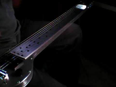 fouke aluminum baritone lap steel guitar