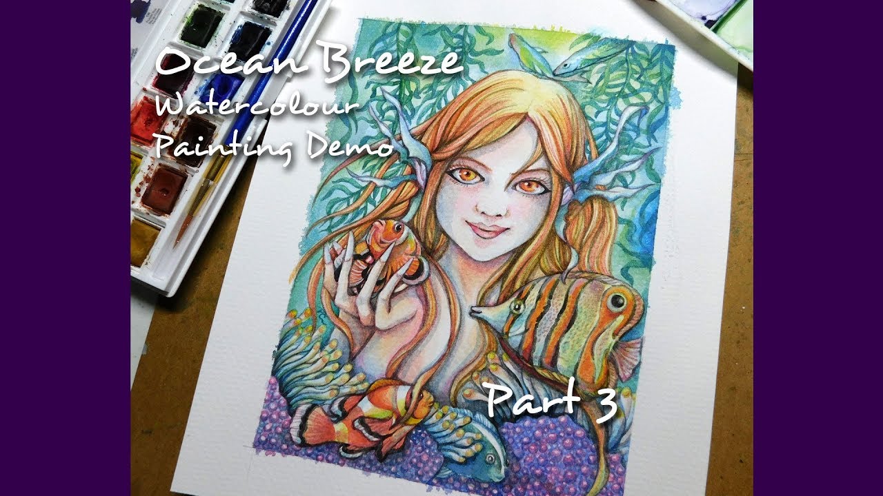 Ocean Breeze - Part 3 - Watercolour Painting Demonstration