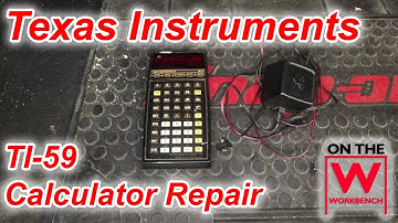 TI-59 Calculator Repair
