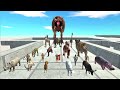 Death if touched. Escape from monsters Part 2! | Animal Revolt Battle Simulator