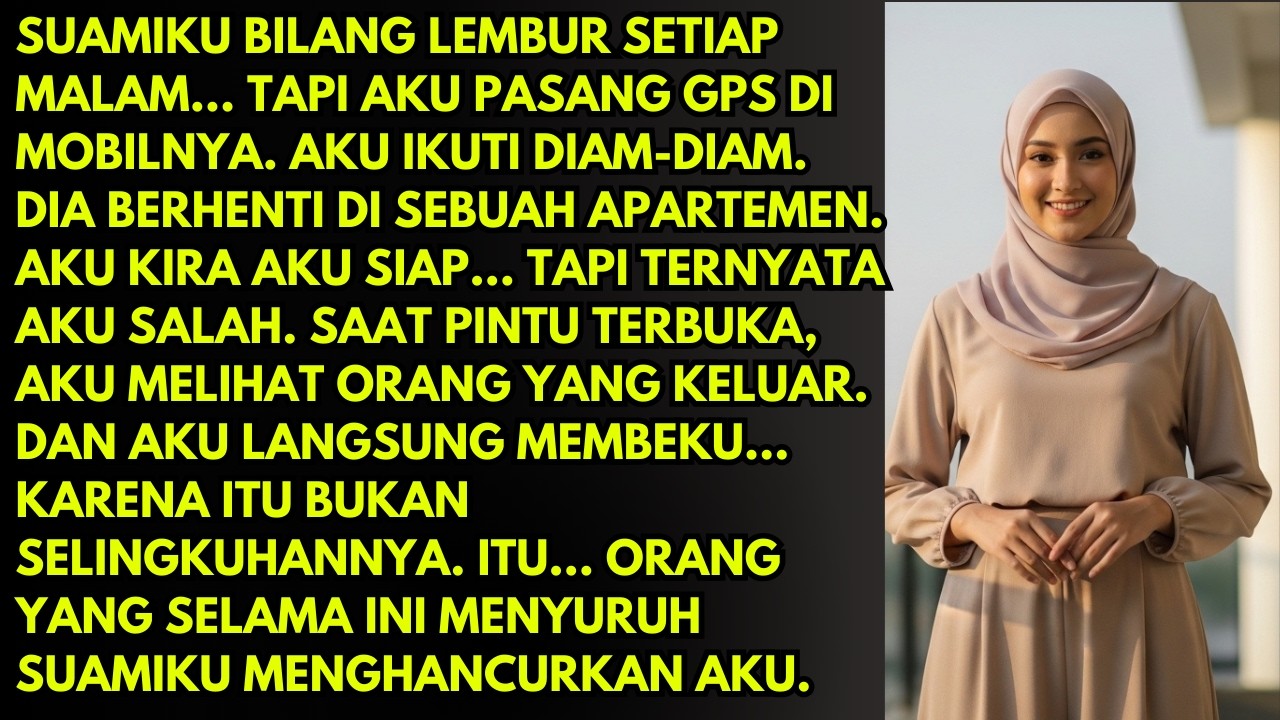 SUAMIKU BILANG LEMBUR SETIAP MALAM… TAPI AKU PASANG GPS DI MOBILNYA. Dia berhenti di apartemen.