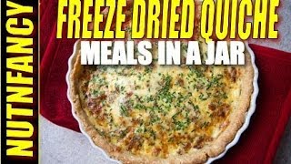 Meals in a Jar: Awesome Quiche  [7 yr Freeze Dried Meal]