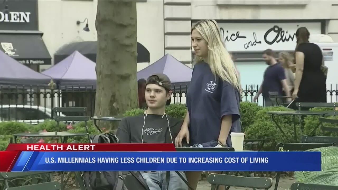 U.S. Millennials having less children due to increasing cost of living ...