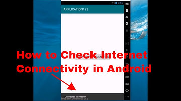 How to Check Internet Connectivity in your Android App