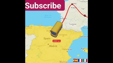 Rome Italy to Madrid Spain travelmap⚡🎇#trending#vlog#ytshorts#spain#italy#shorts#viral🔥🔥