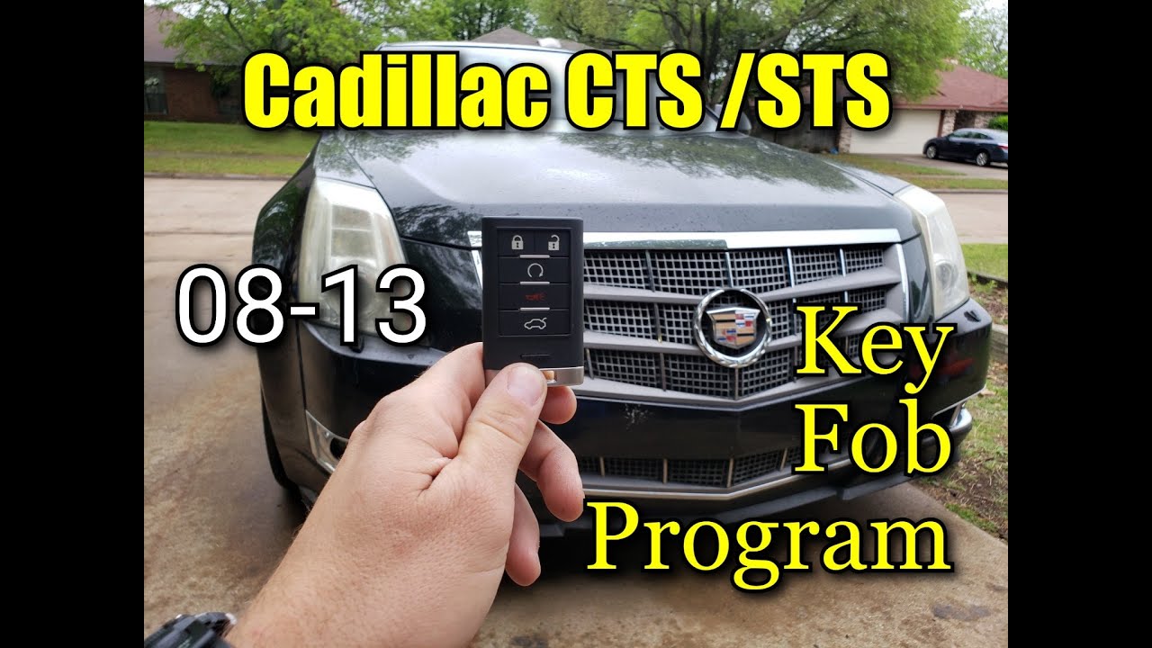 Programming Cadillac 08-13 Cadillac CTS STS key fob - YouTube