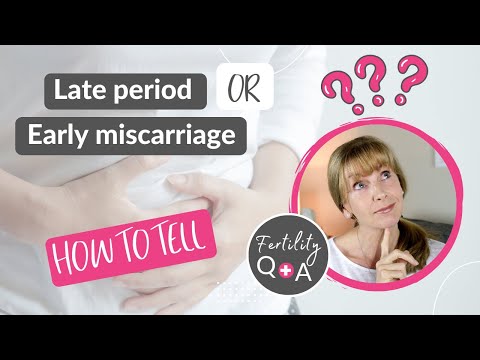 Video: Kan een miskraam worden verward met een menstruatie?