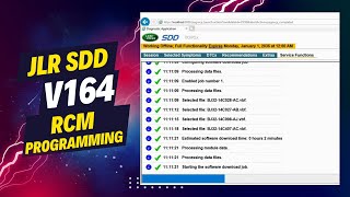 JLR SDD V164 Land Rover Jaguar Software RCM Programming screenshot 3