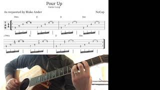 NoCap - Pour Up (Guitar Loop with Tab)