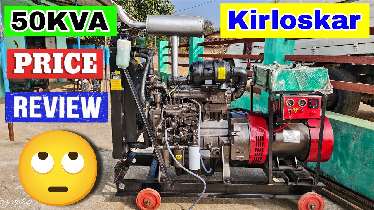 Kirloskar 50kva Open Dg Set Review With Price 🤔 Dj Ke Liye Genrator Kirloskar 4R | Djrock