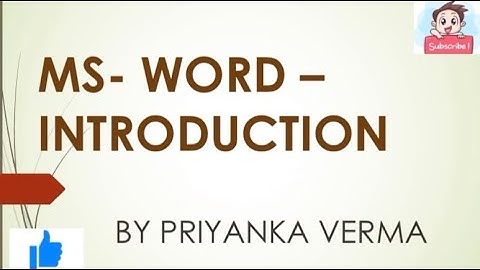 MS. WORD -MENUS IN MENU BAR | COMPUTER APPLICATIONS IN BUSINESS | B.COM | KUK |