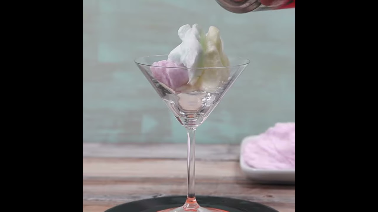 Fairy Floss Cocktail - YouTube