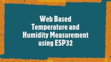 Final IOT Temperature and Humidity measurement