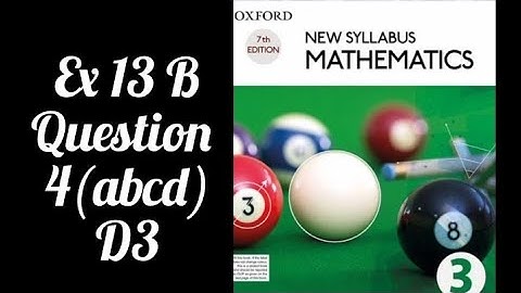 Ex 13B question 4(abcd) D3| NSM |7th edition| geometrical properties of circle| igsce| maths