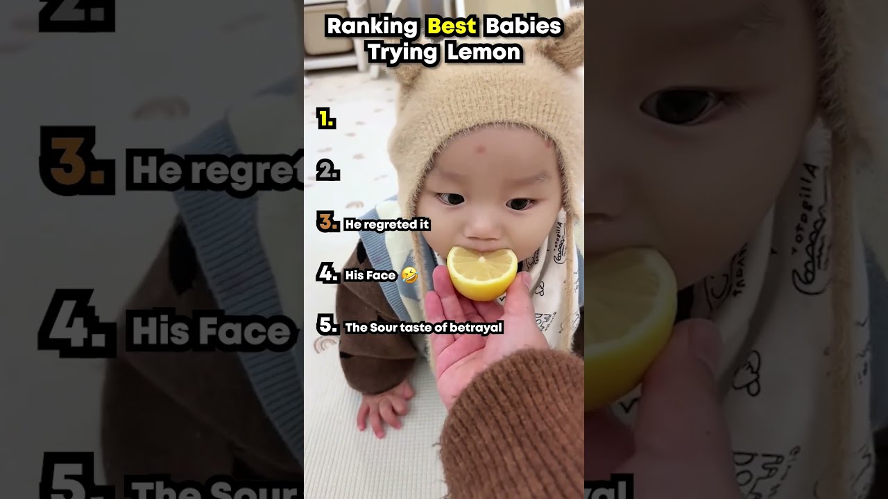 Ranking Best Babies Trying Lemon 