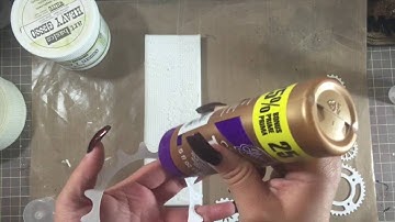 3x9 Mixed Media Canvas - Start to Finish