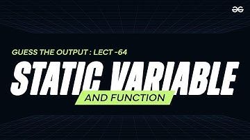 Guess the Output 64 | Tricky C codes for Beginners, Technical Interviews & Gate | GeeksforGeeks