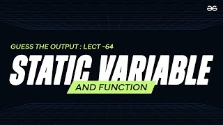 Guess the Output 64 | Tricky C codes for Beginners, Technical Interviews & Gate | GeeksforGeeks