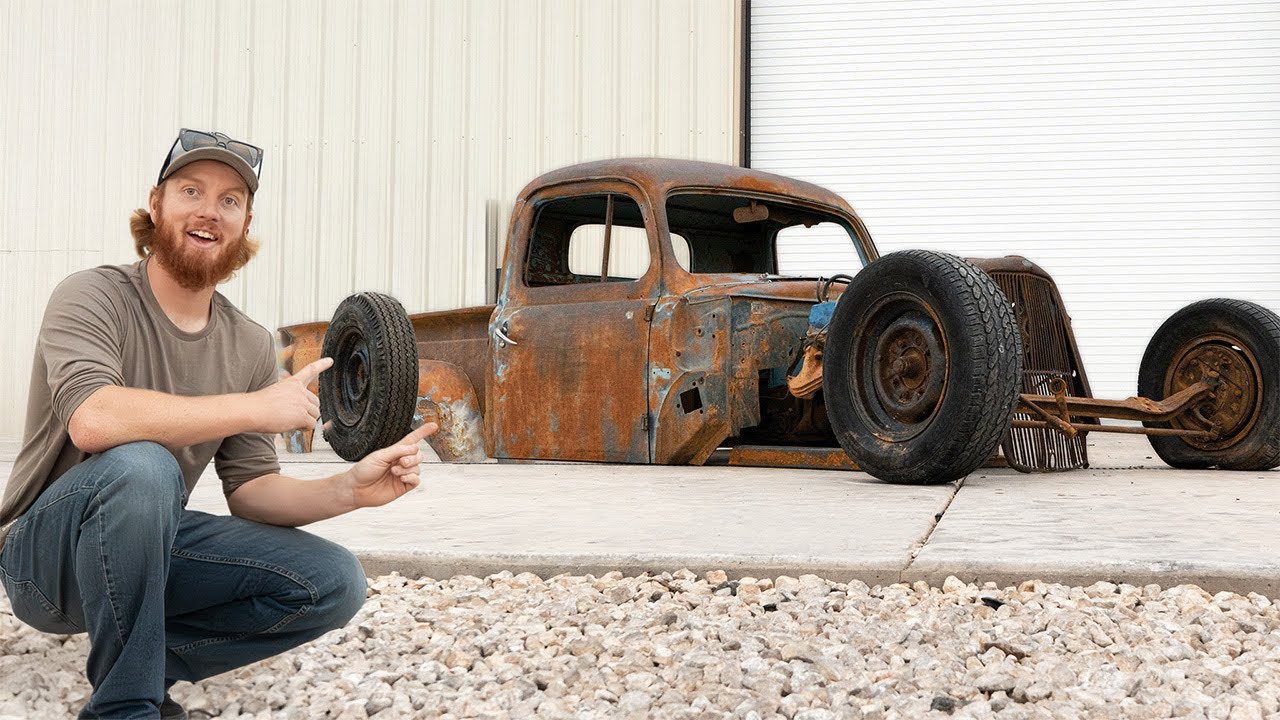 Превращаю свой заброшенный грузовик Ford 1940-х годов в RatRod