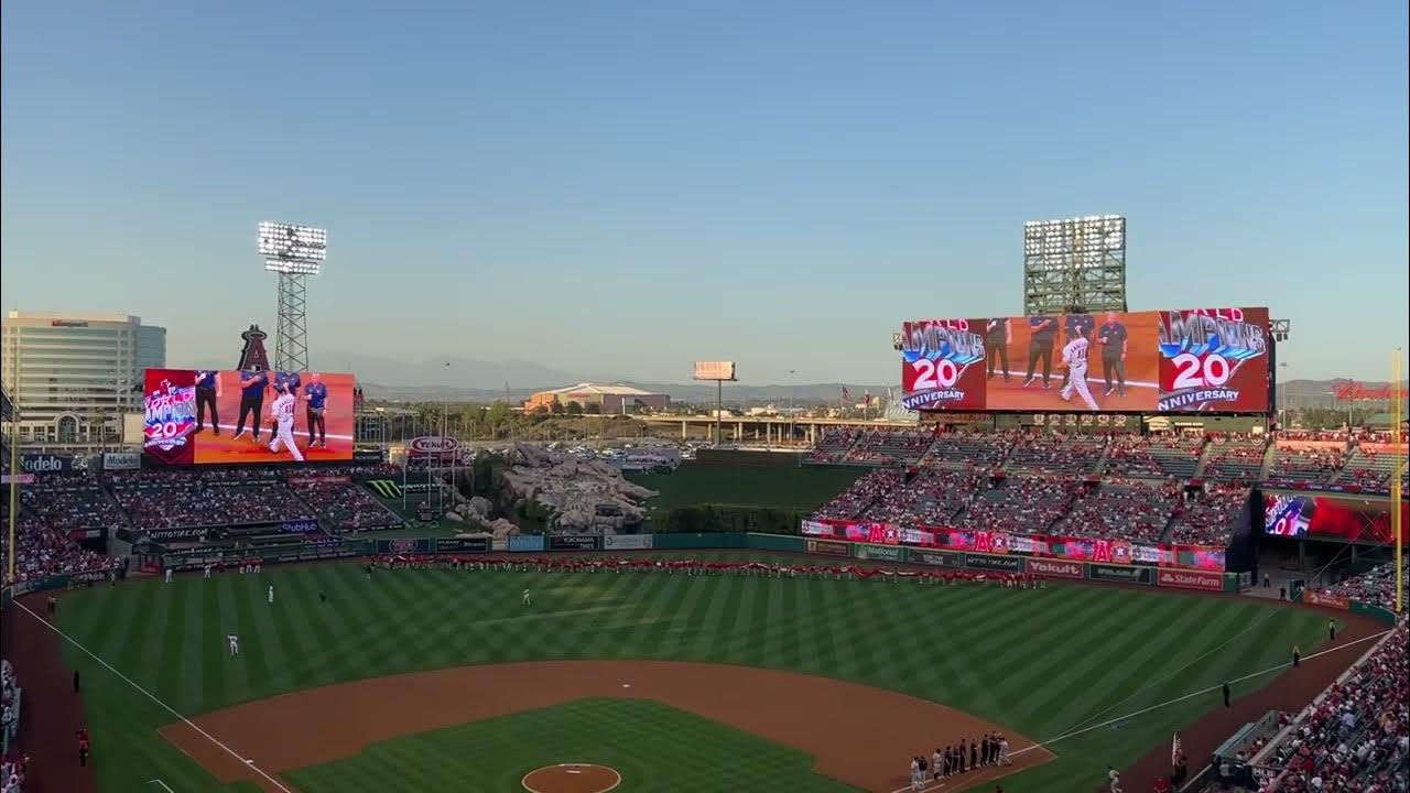 2022 Opening night at Angels home opener YouTube