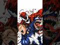 "Top 5 Most Powerful Carnage Variants Ever And #1 Is No Longer Human 🔴💀 #shorts #marvel #carnage"