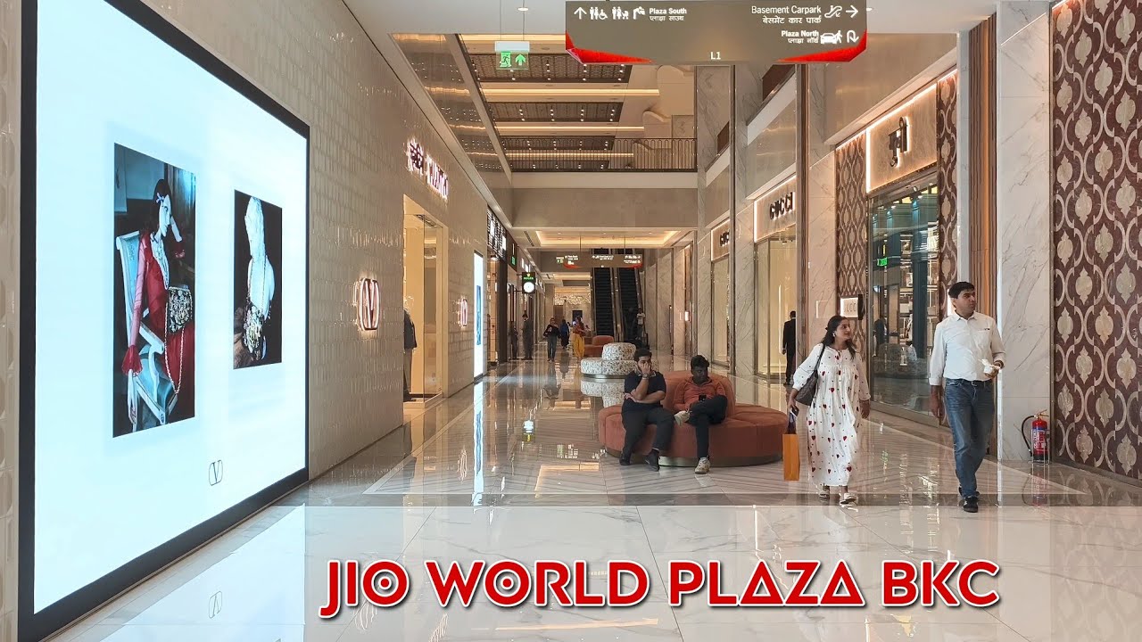 Jio World Plaza BKC | Nita Mukesh Ambani Cultural Centre Walking Tour in 4K | Louis Vuitton | Gucci