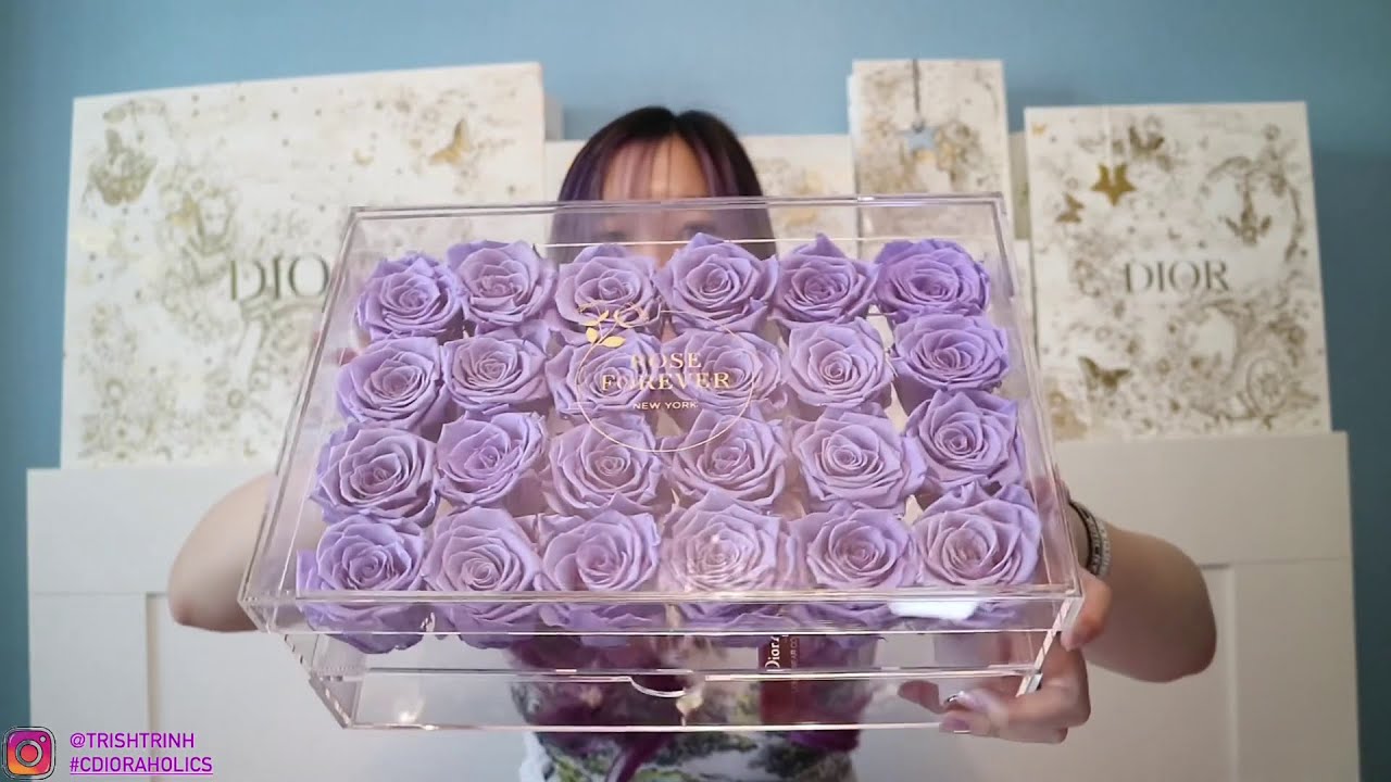 New Large Crystal Design 💜 Review Rose Forever New York Large Crystal