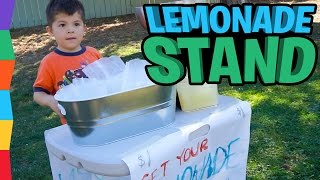 Lemonade Stand: ToyRap Ben Sells Lemonade and Popcorn to Raise Money for His School