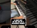 A light day in the life of a classical pianist #piano #lifestyle #classicalmusic #pianist #practice