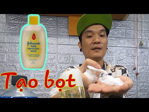 Chế nước tạo bọt vệ sinh hình xăm rẻ và an toàn nhất