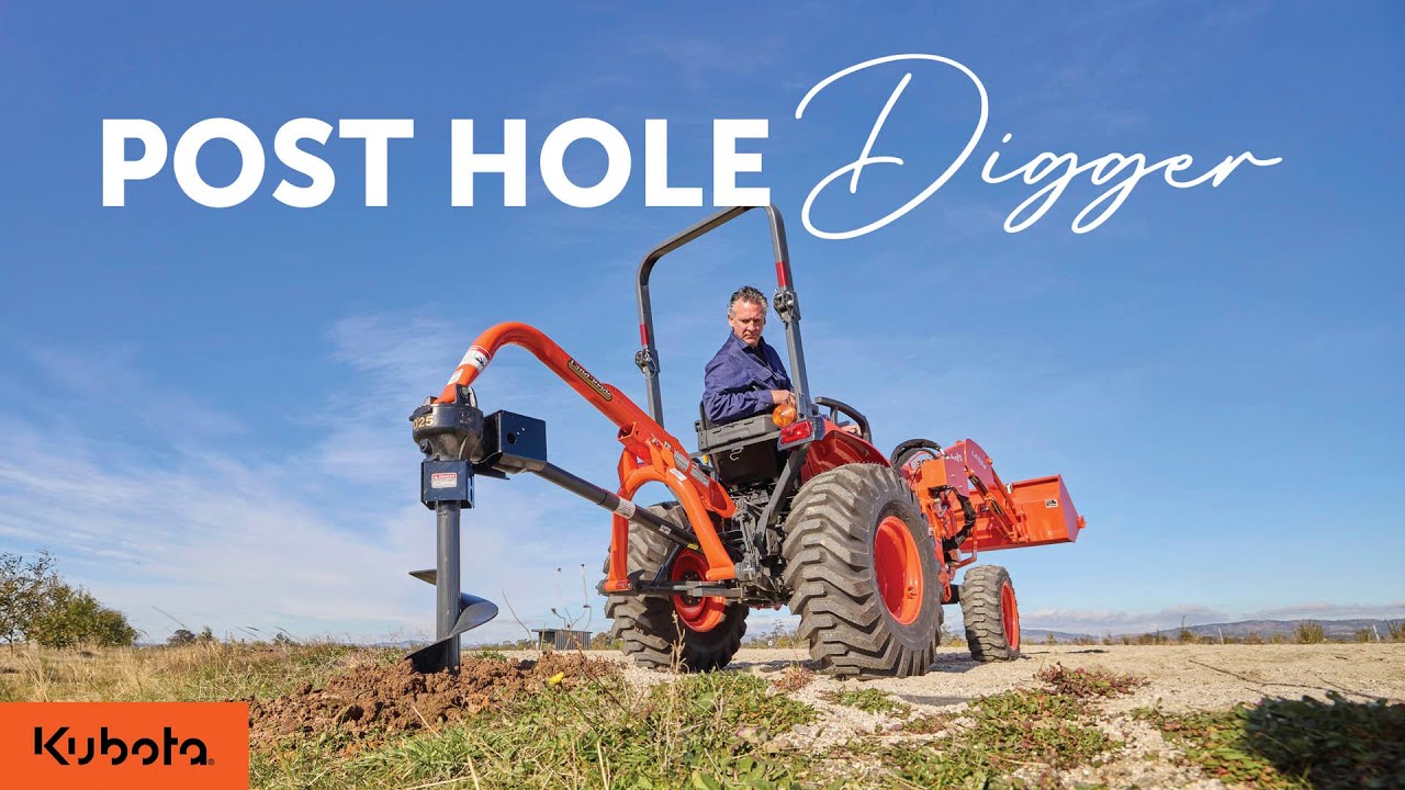 Build a Fence with Land Pride Post Hole Digger | Spence’s Tips for ...