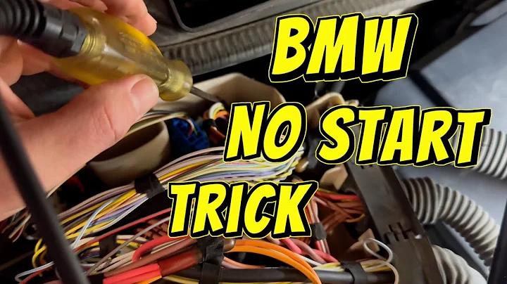 BMW Won't Start But Battery is Good - Watch This FIRST