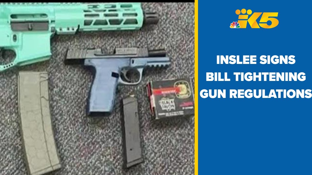 Gov. Inslee signs bill tightening Washington state gun regulations