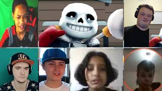 Sans and Papyrus Song - An Undertale Rap by JT Music "To The Bone" [SFM] [REACTION MASH-UP]#1123
