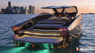 THE NEW LAMBORGHINI YACHT interior and exterior 😍
