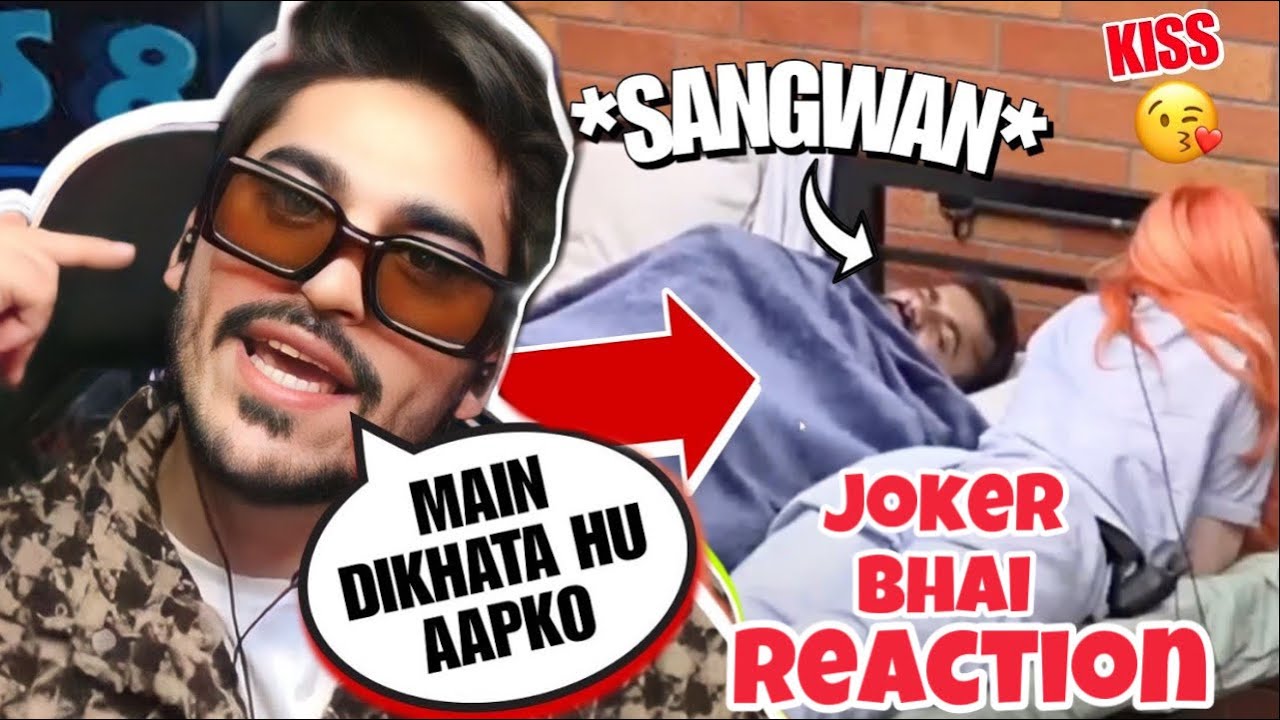 Joker bhai reaction on Sangwan & jessica 😂🤣 #regaltos #jokerkihaveli # ...