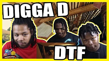 Digga D - DTF (Official Video) REACTION
