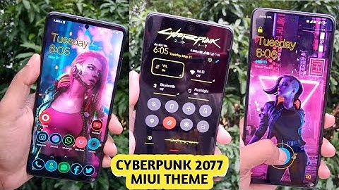 Cyberpunk 2077 Miui Theme