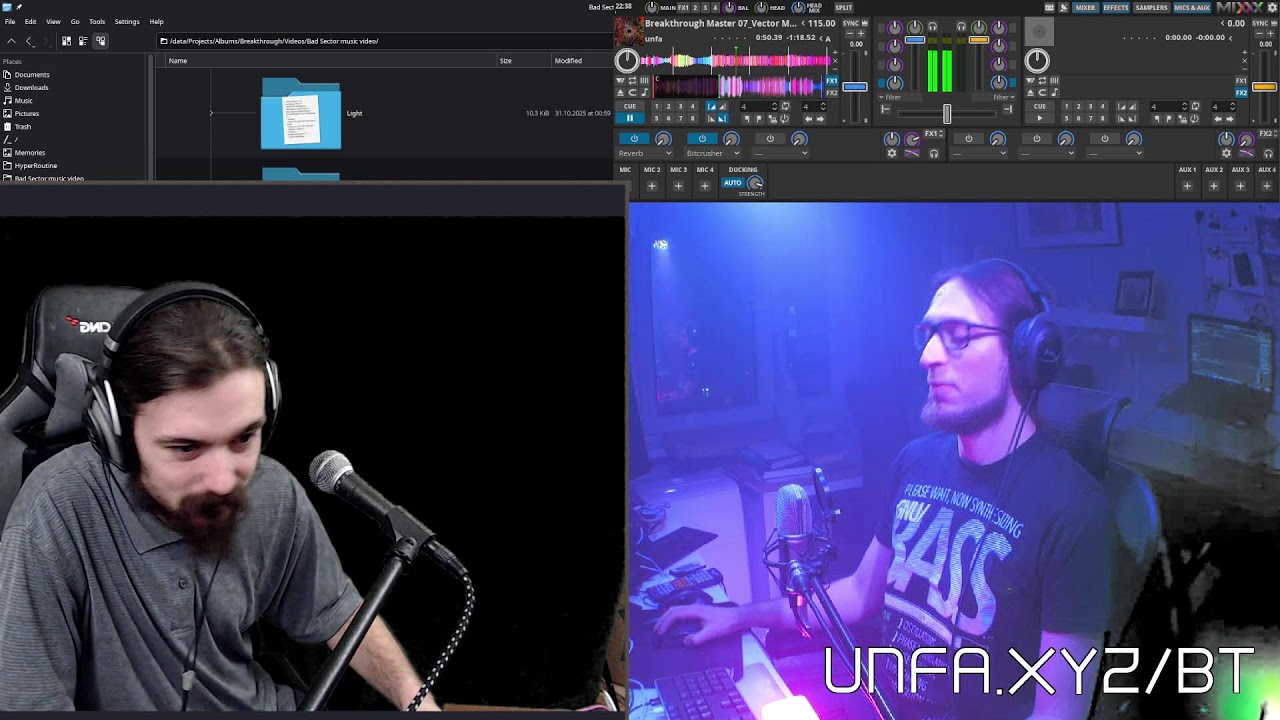 Pre-premiere listening and Q&A with unfa and JTB for BREAKTHROUGH album release (LIVE archive)