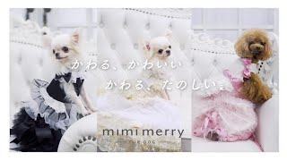 かわいい犬の服ブランド「mimi merry」（ミミーメリー）からペットドレスデビュー