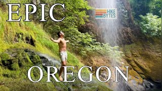 Unseen Waterfall Discovery in Central Oregon | Off Trail Adventure Hike | Hidden Rock Pool