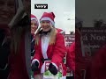 В Мадриде установили рекорд по числу участников забега Santa Claus Run #Мадрид #Испания