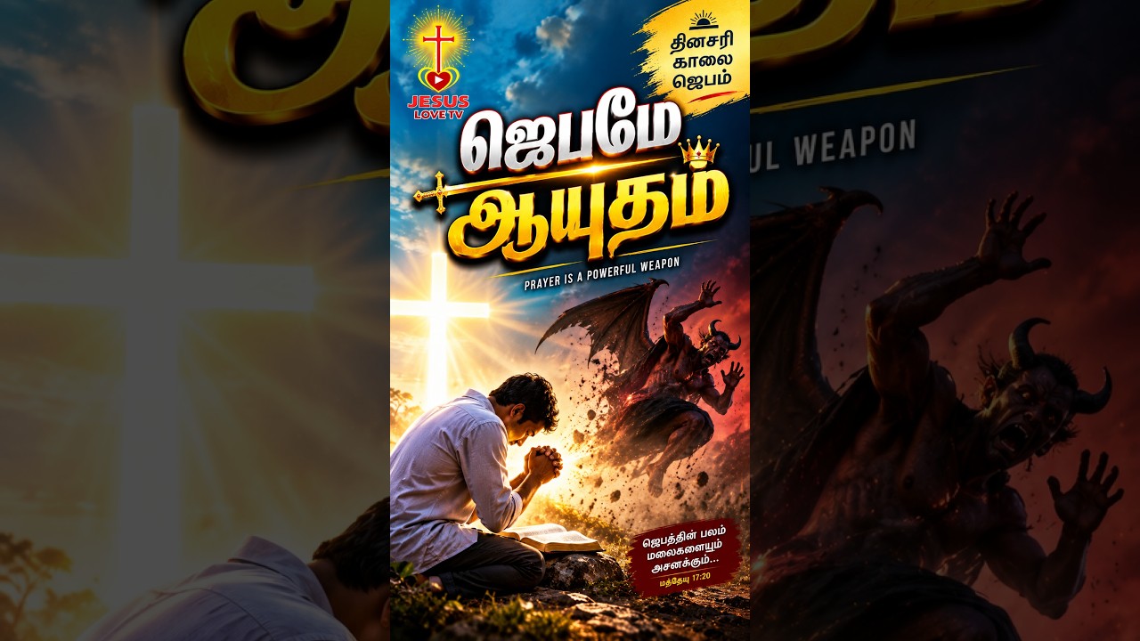 Daily Morning Prayer | காலை ஜெபம் | இன்று தேவன் உங்களை ஆசீர்வதிப்பார் | Tamil Christian Prayer 2026