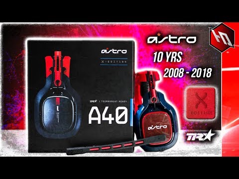 Astro A40 TR X-EDITION + Red Mod Kit Unboxing - YouTube